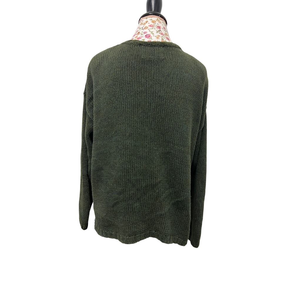🐓Vintage Heirloom Collectible XL Rooster Farm Cardigan Cottagecore Grandma Core - Picture 3 of 4